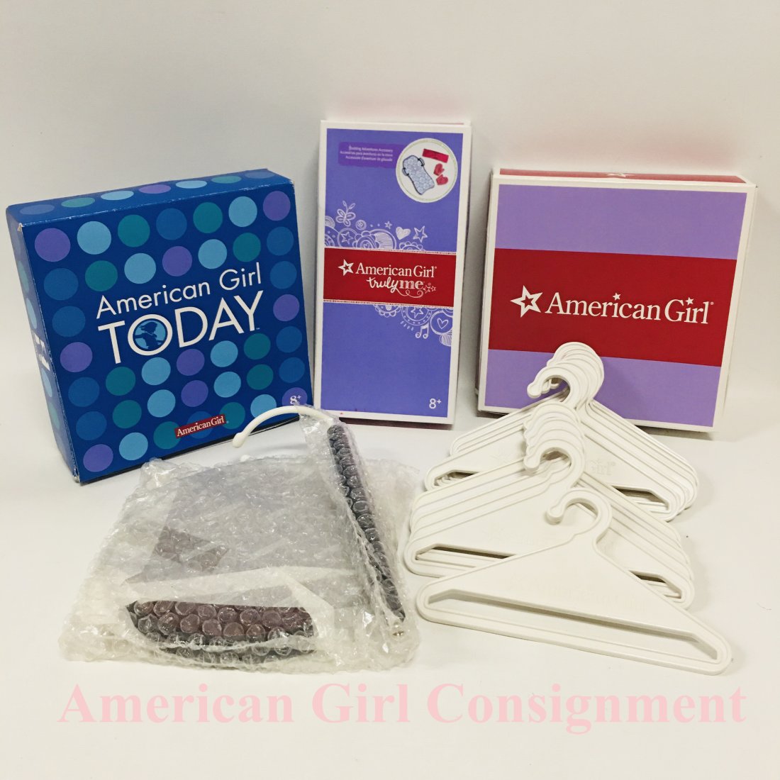 American Girl Doll of Today Doll Stand NIB, Sledding Adventures Access. and Hangers (1 of 5)