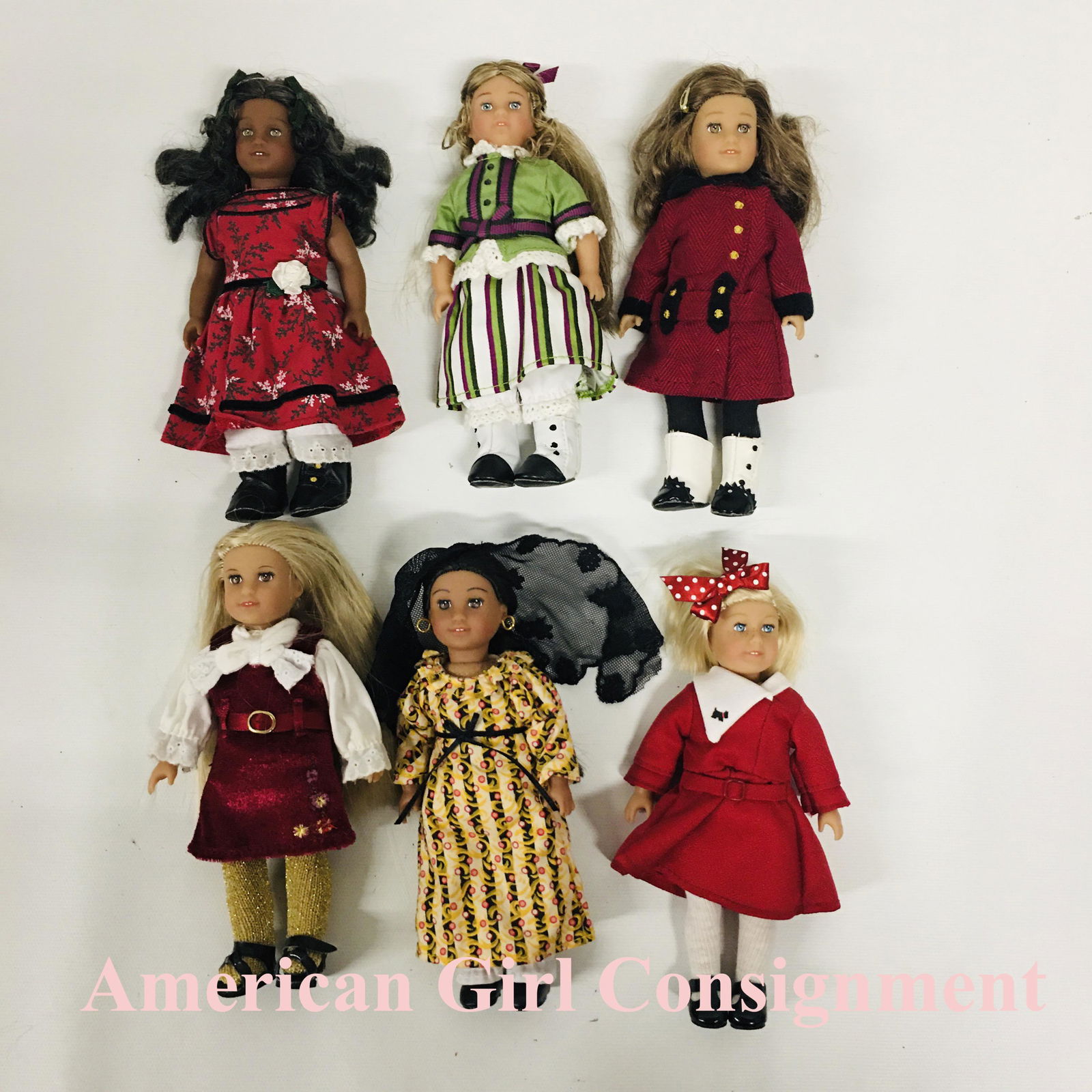 American Girl set of 6 Mini Dolls Collection (1 of 4)