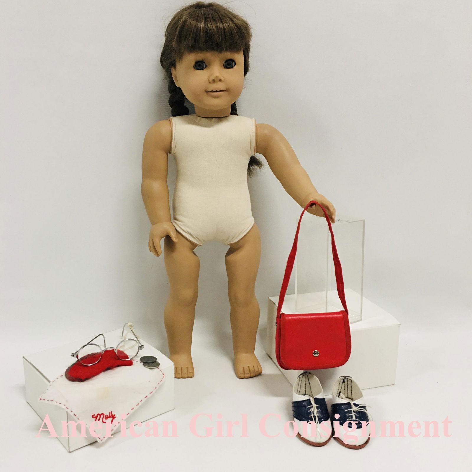 Pleasant Company American Girl White Body Molly Doll (1 of 13)