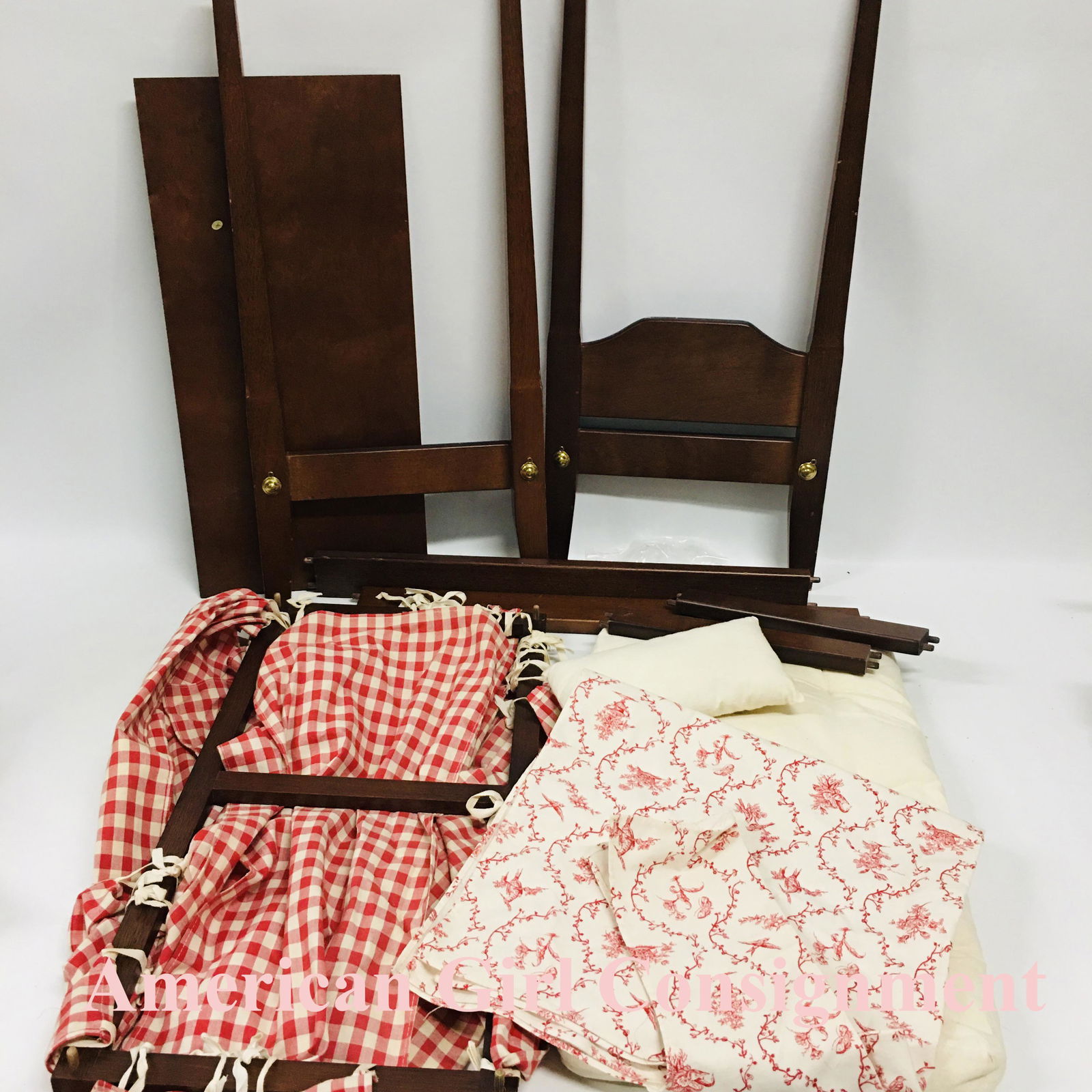 American Girl Doll Felicity Canopy Bed and Bedding (1 of 6)