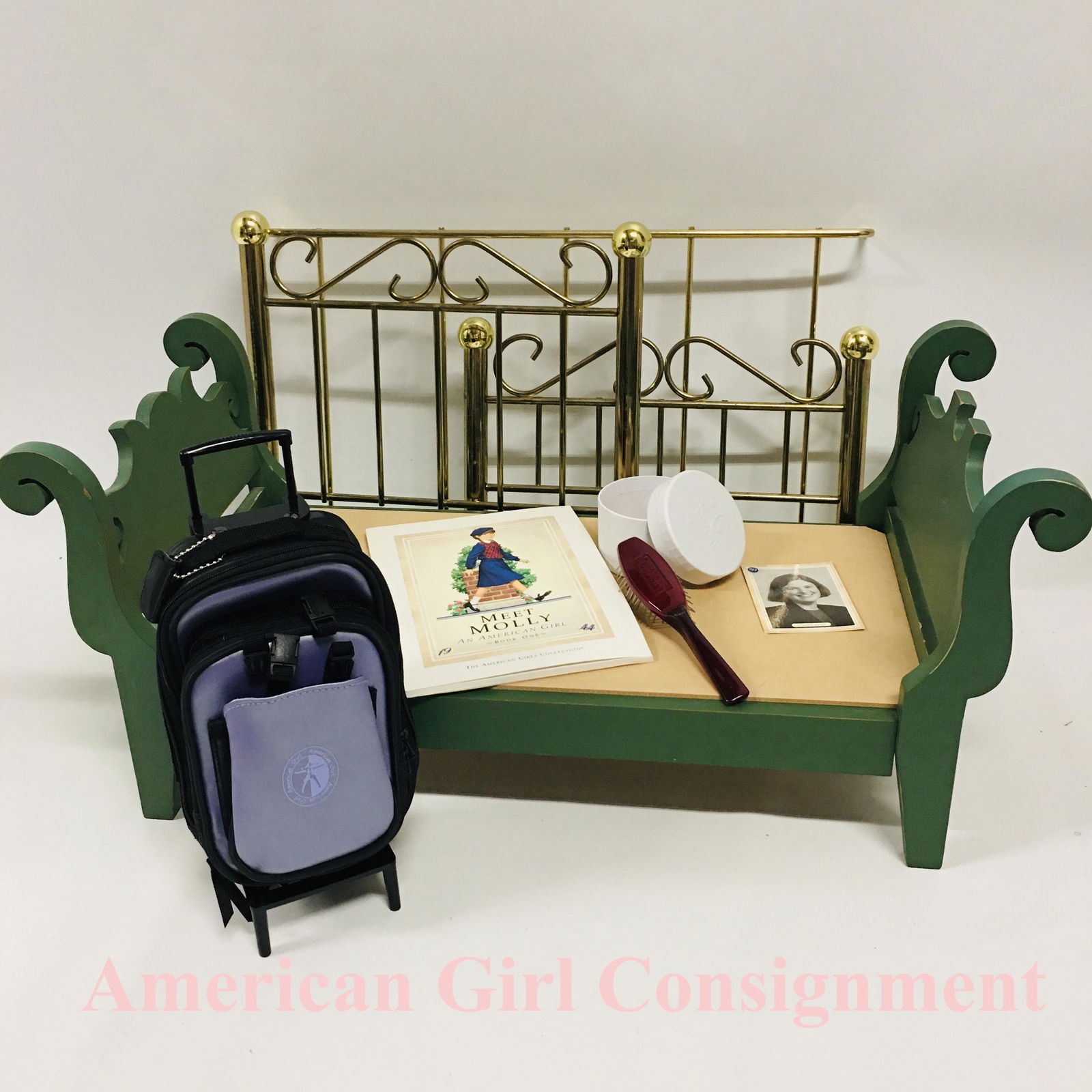 American Girl Doll Beds, Bed Frames and Suitcase (1 of 6)