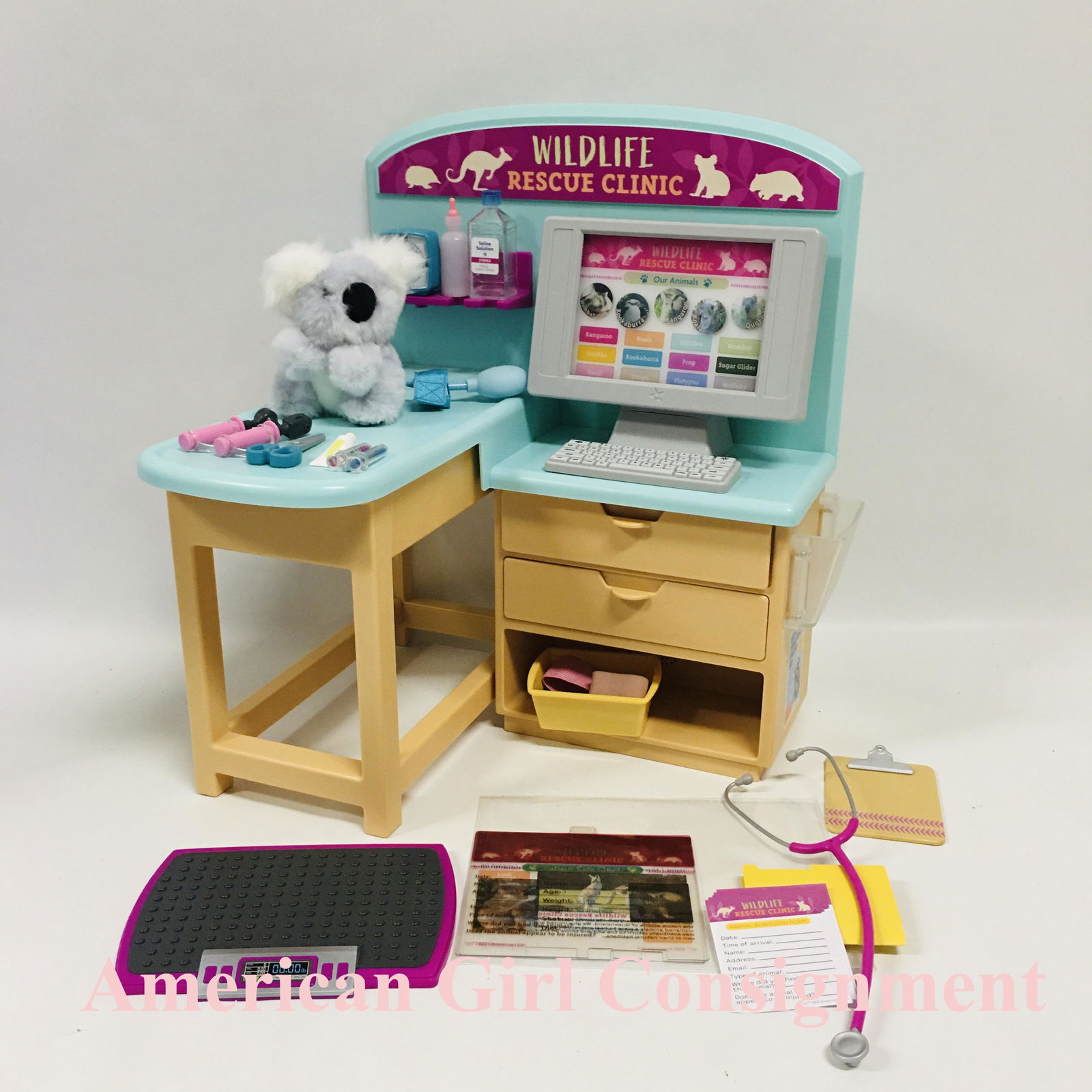 American Girl Doll Kira Animal Exam Table (1 of 5)