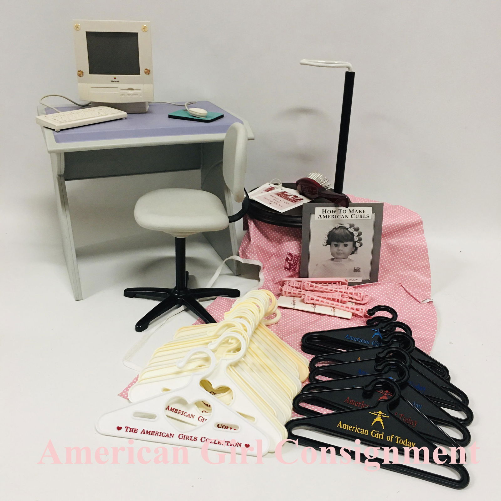 American Girl Doll of Today Mac Computer, Desk and Chair (1 of 5)