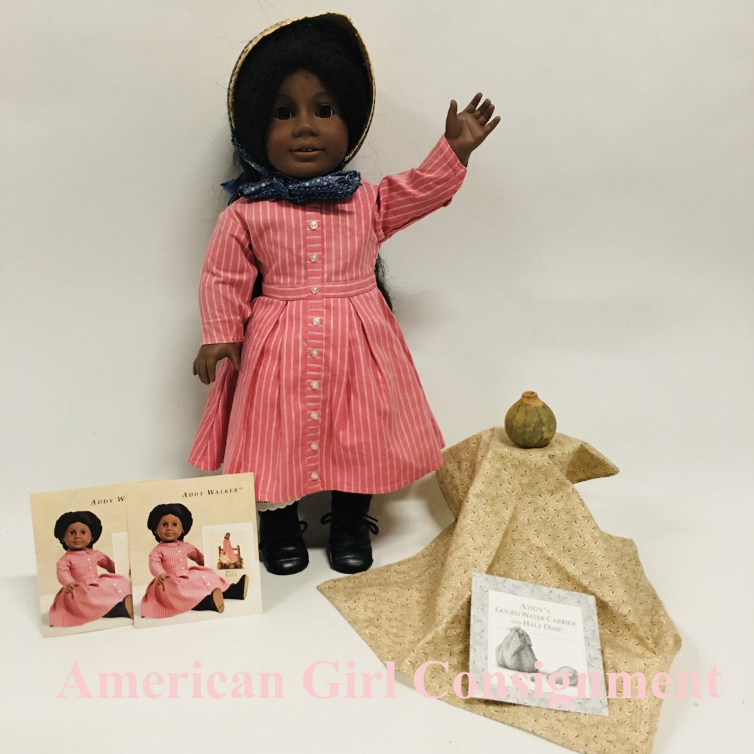 Pleasant Company American Girl Addy Walker Doll 1986 Dress (1 of 8)