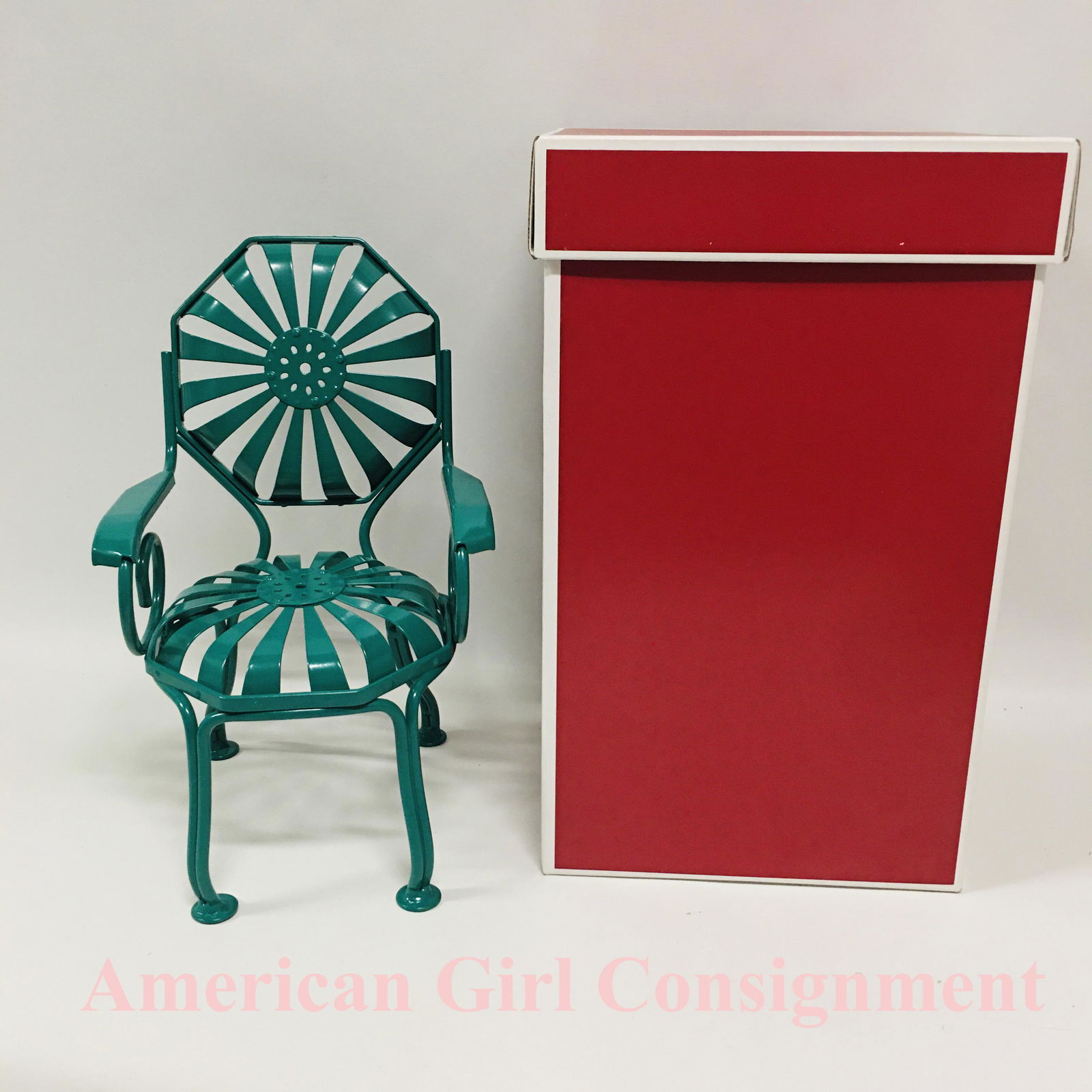 American Girl Doll Kit Metal Chair, New with Box (1 of 5)