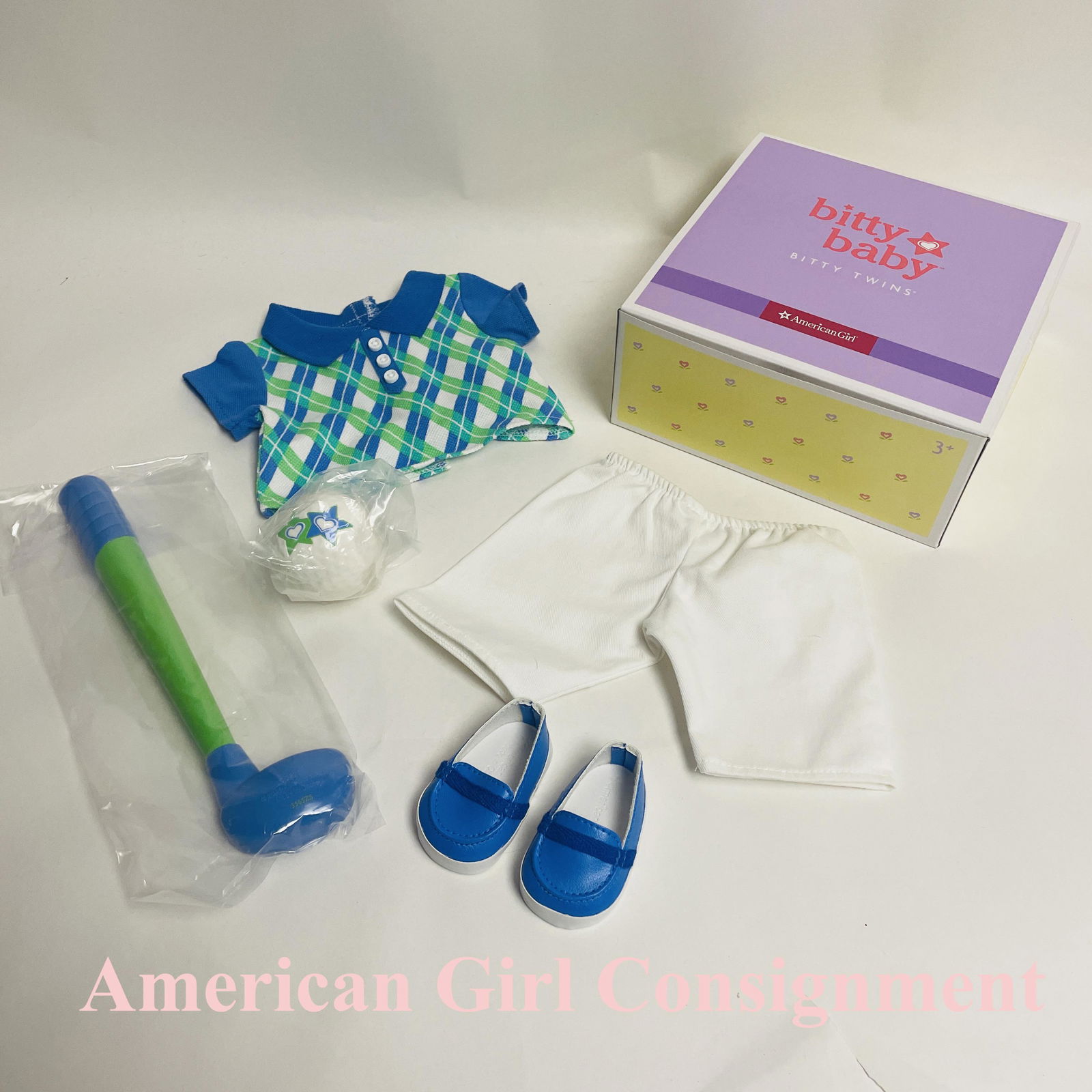 American Girl Bitty Twin Doll Hole In One Outfit with Box (1 of 6)