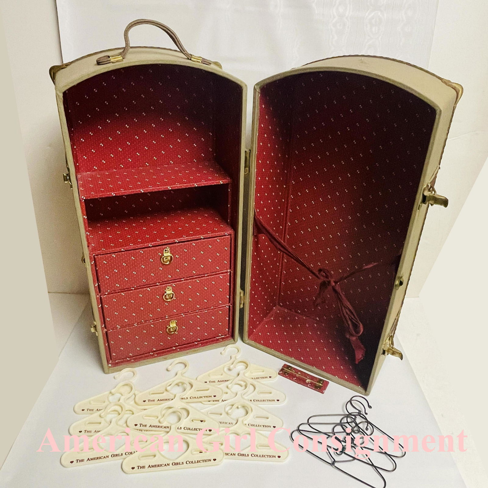 Pleasant Company American Girl Doll Samantha Steamer Trunk (1 of 9)