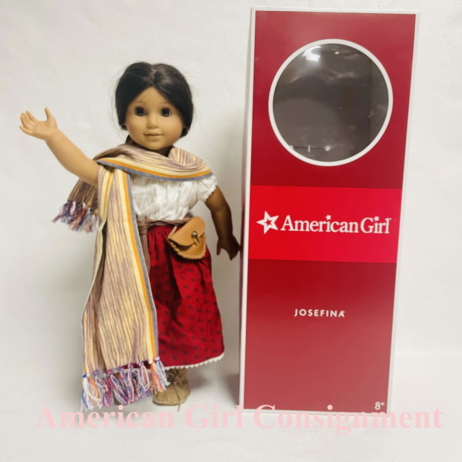 Pleasant Company American Girl Doll Josefina Montoya with Box: Pleasant Company American Girl Doll Josefina Montoya with Box ------------------ please review all pictures carefully because they are part of the description and show condition issues if any --------
