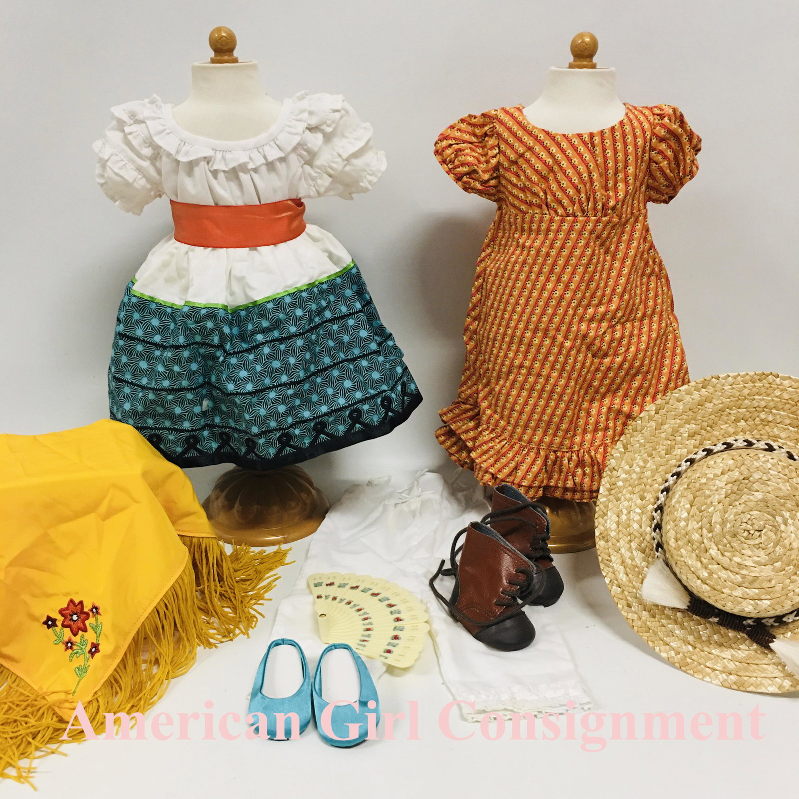 American Girl Doll Josefina Feast Day Finery And Summer Riding Dress