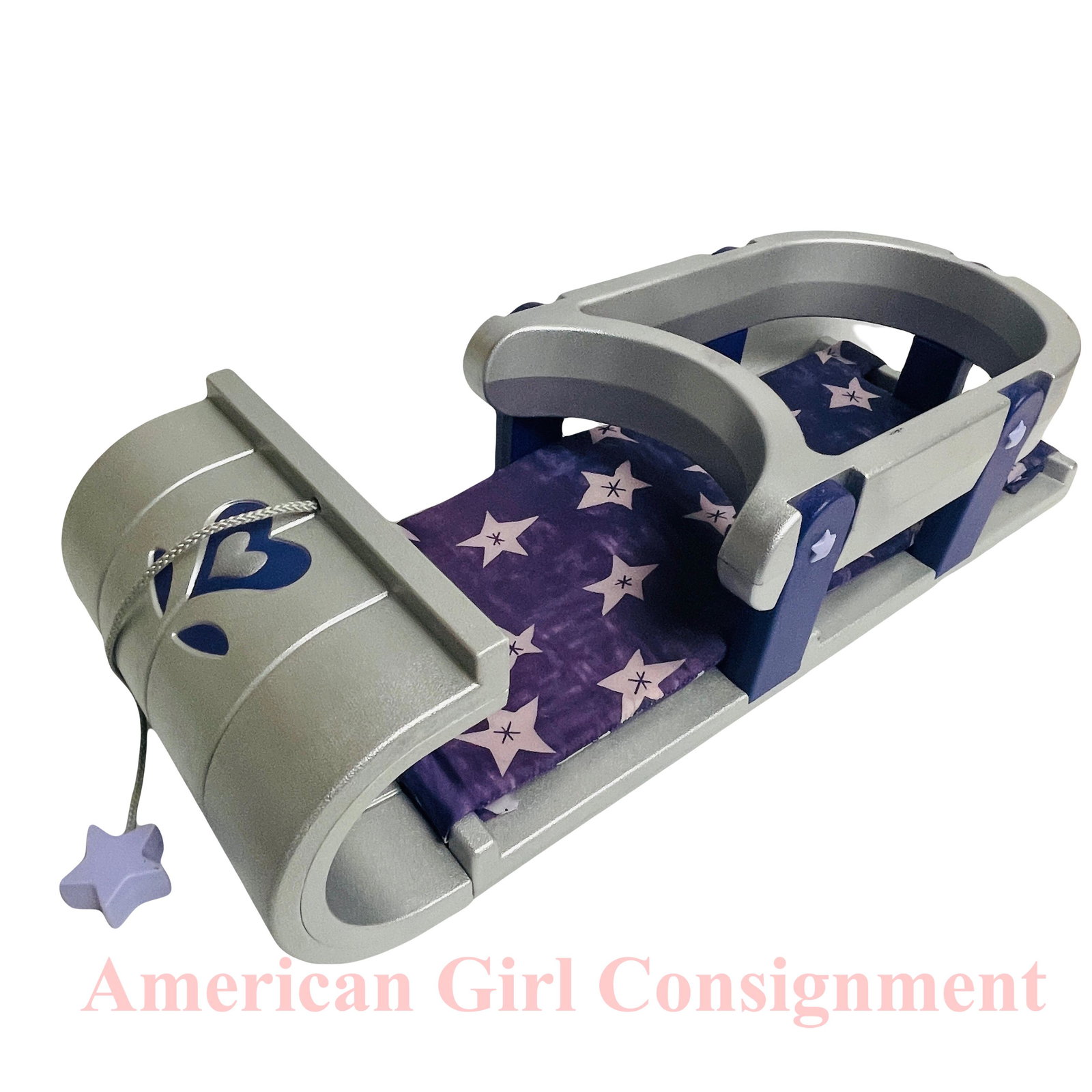 American Girl Bitty Twin Baby Toboggan: American Girl Bitty Twin Baby Toboggan ------------------ please review all pictures carefully because they are part of the description and show condition issues if any ------------------ please consi