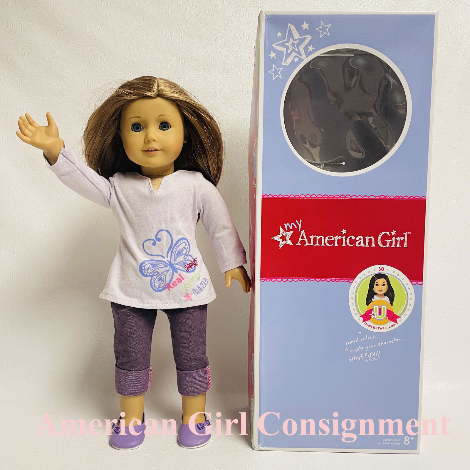American Girl Doll Lea Clark with Box and Book: American Girl Doll Lea Clark with Box and Book ------------------ please review all pictures carefully because they are part of the description and show condition issues if any ------------------ plea