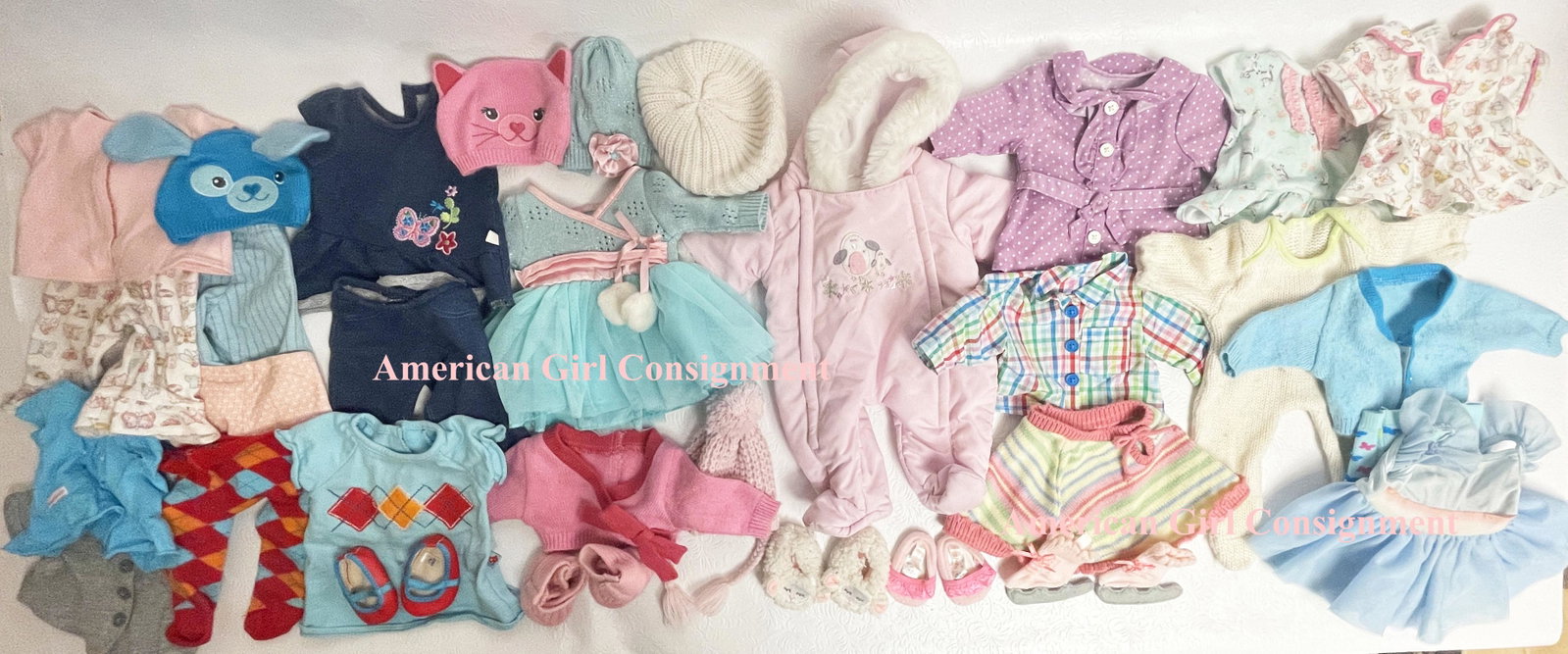 Large Collection of Bitty Baby Bitty Twin Clothes and Shoes: Large Collection of American Girl Doll Bitty Baby Bitty Twin Clothes and Shoes ------------------ please review all pictures carefully because they are part of the description and show condition issue