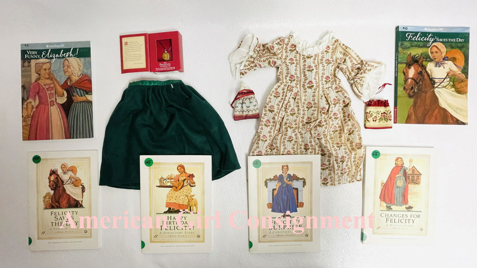 American Girl Doll Historical Felicity Clothes Books And Accessories