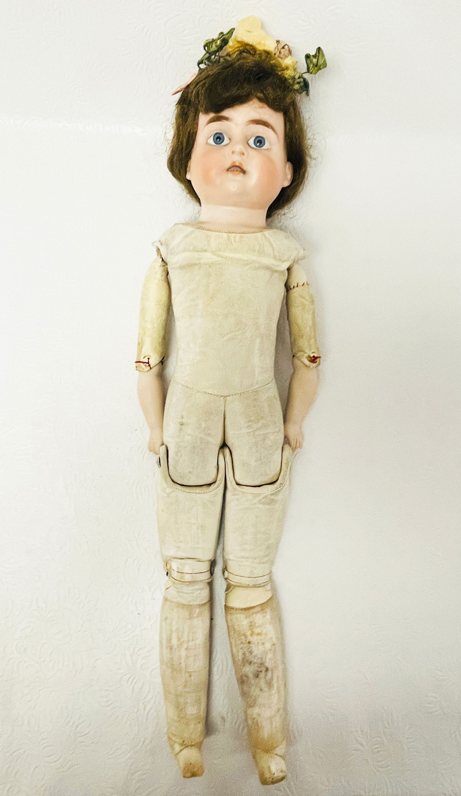 Antique German Bisque Ruth Shoulder Head Doll (1 of 16)
