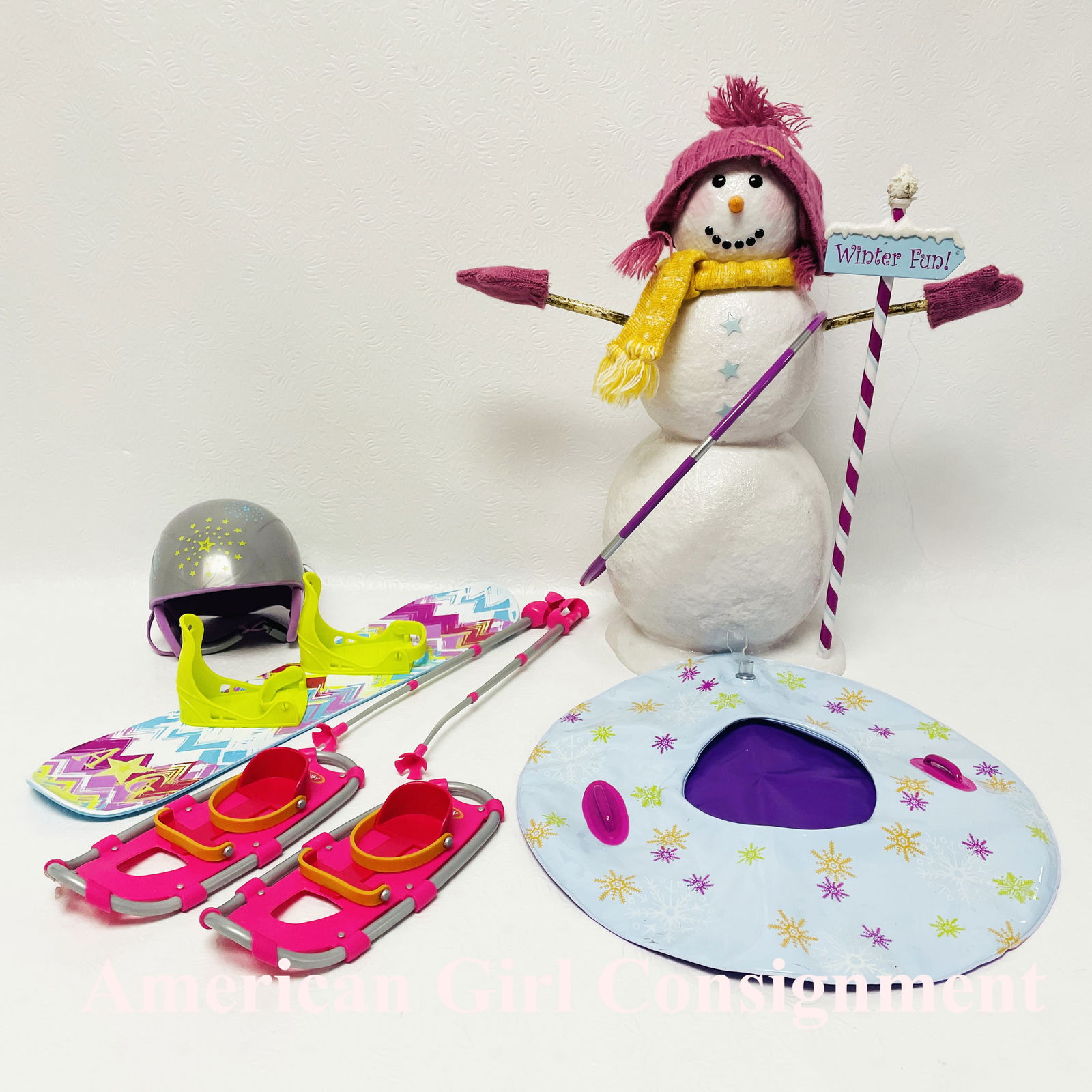 American Girl Doll Snow Much Fun Set and Snowboard (1 of 5)