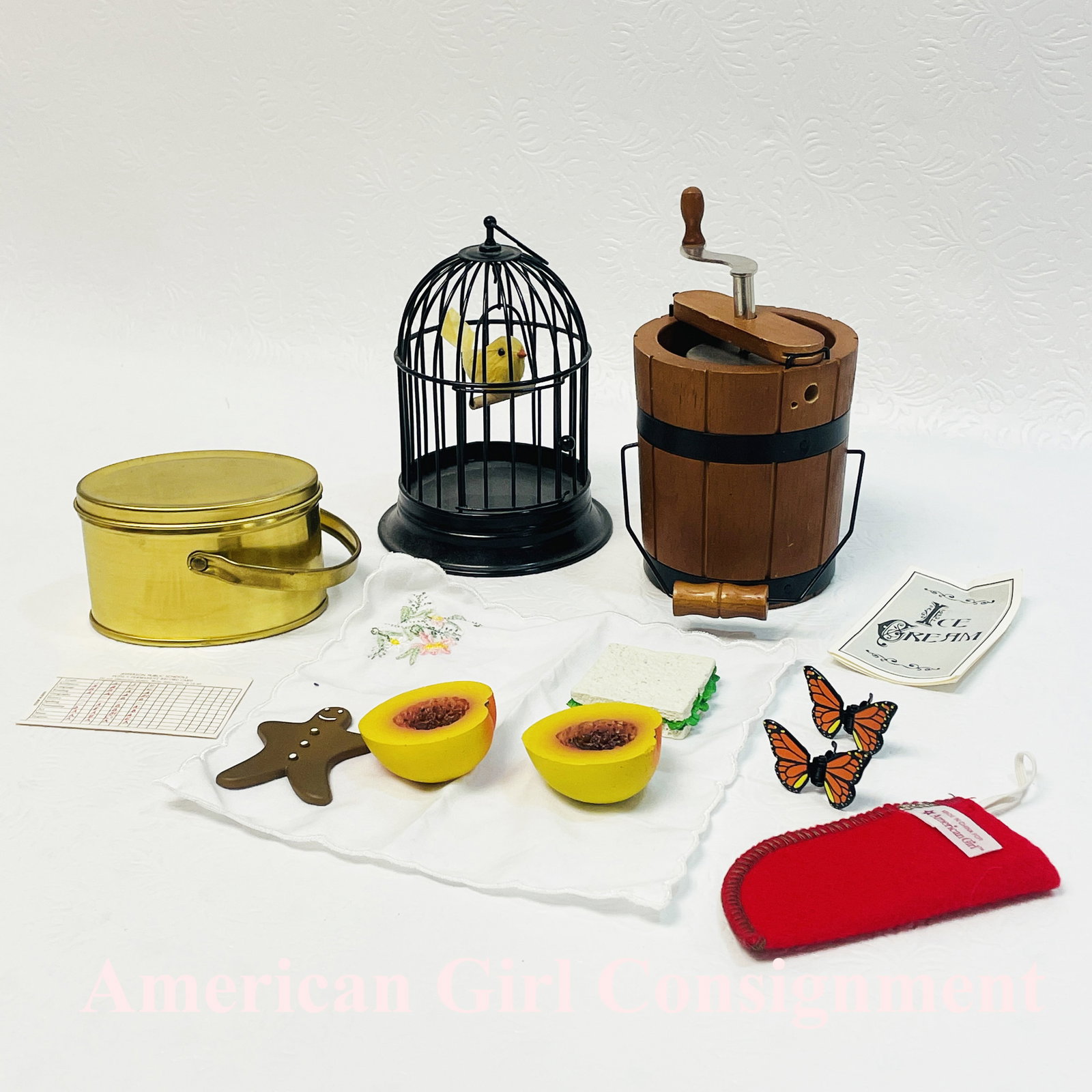 American Girl Doll Historical Grouping, Addy, Molly, Samantha: American Girl Doll Historical Grouping, Addy, Molly, Samantha plus GOTY Lanie Butterfly ------------------ please review all pictures carefully because they are part of the description and show condit