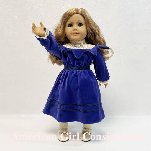 American Girl Truly Me Doll Wearing Samantha Velvet Dress