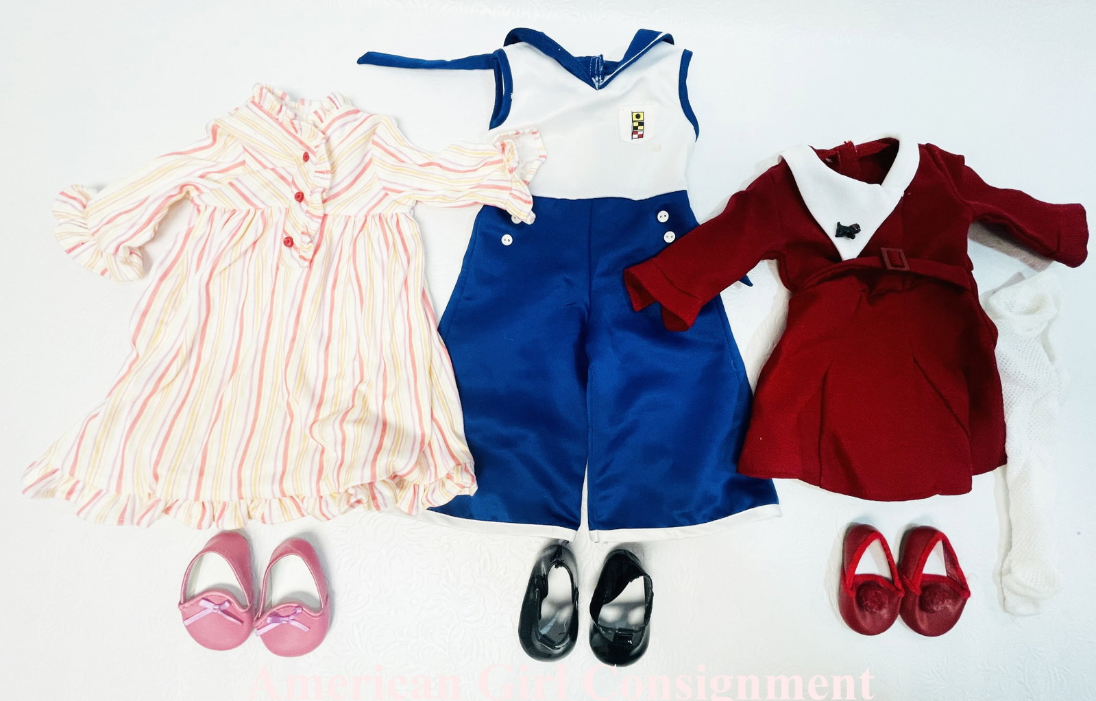 American Girl Doll Kit Kittredge Historical Clothes Grouping: American Girl Doll Kit Kittredge Historical Clothes Grouping ------------------ please review all pictures carefully because they are part of the description and show condition issues if any ---------