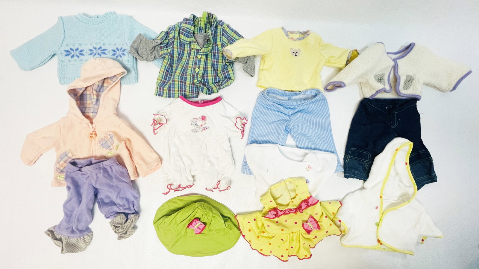 American Girl Doll Clothes for Bitty Baby and Bitty Twins: American Girl Doll Clothes for Bitty Baby and Bitty Twins ------------------ please review all pictures carefully because they are part of the description and show condition issues if any ------------