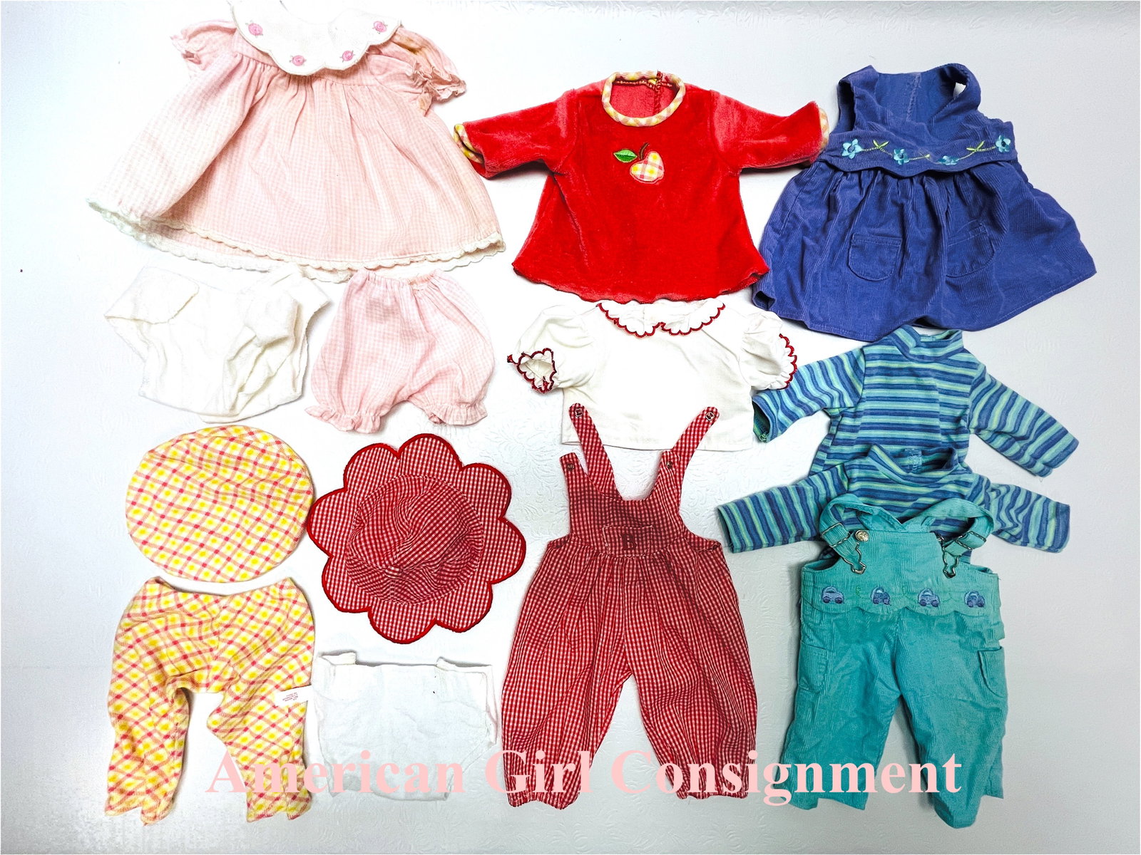 American Girl Doll Bitty Baby Casual Clothes Group: American Girl Doll Bitty Baby Casual Clothes Group ------------------ please review all pictures carefully because they are part of the description and show condition issues if any ------------------ 