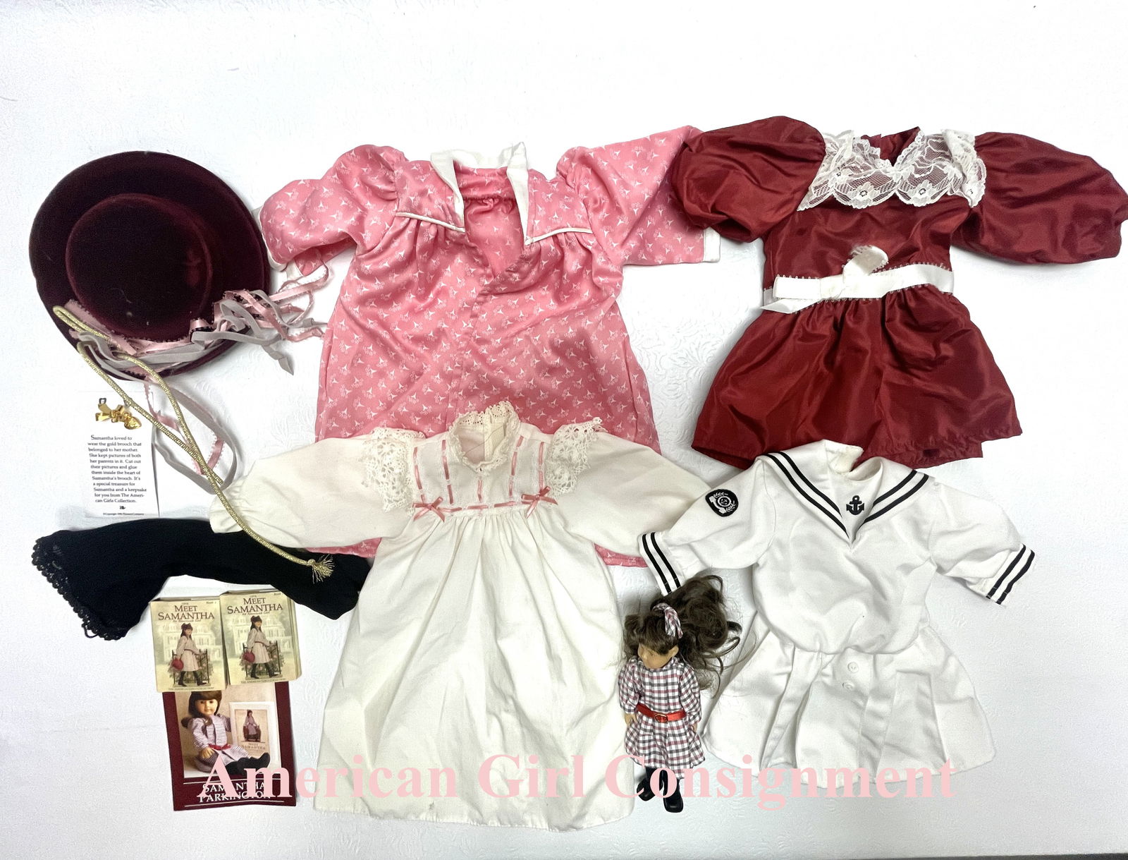 American Girl Doll Samantha Clothes Collection and mini Doll (1 of 6)