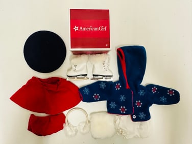 American Girl Doll Molly Skating Outfit