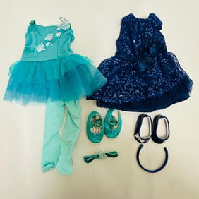 Two American Girl Doll Elegant Dresses