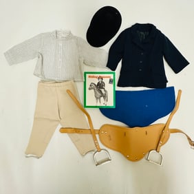 American Girl Doll Truly Me Equestrian Clothes and Saddle
