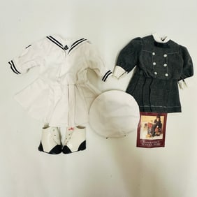 American Girl Doll Samantha Middy Dress and School Dress