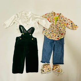 American Girl of Today Doll Holiday Bibs and Artist Outfits