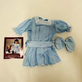 American Girl Doll Samantha Skating Party Dress