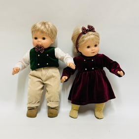American Girl Doll Blonde Boy Girl Bitty Twins