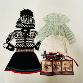 American Girl Doll Kirsten Winter and Summer Clothes