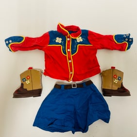 American Girl Doll Molly Dude Ranch Outfit