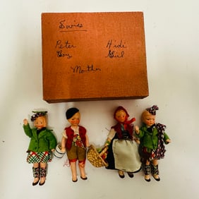 Antique Miniature Swiss dolls