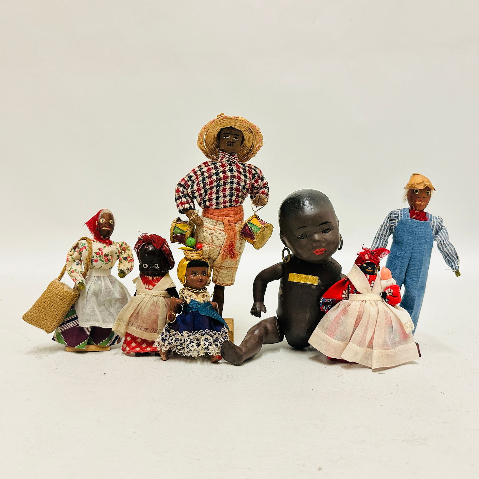 Antique Miniature Black Dolls Grouping (1 of 13)