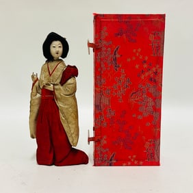 Antique Japanese Doll with box