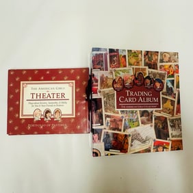 American Girl Doll Trading Cards Album and Theater Portfolio