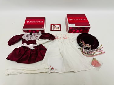 American Girl Doll Samantha Holiday Gown and Nightgown