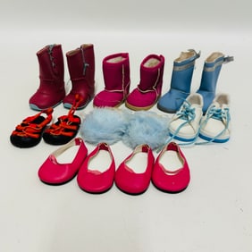 American Girl Truly Me Doll Shoes and Boots Grouping