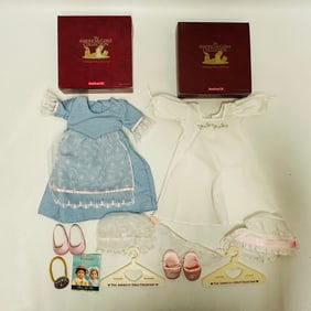 American Girl Doll Elizabeth Tea Lesson Gown and Night Shift