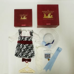 American Girl Doll Nellie Holiday Outfit and Hat