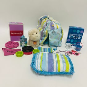 American Girl Doll Pet Coconut, Doghouse and Accessories