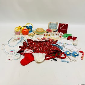 Collection of American Girl Bitty Baby Clothes and Accessories