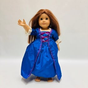 American Girl Doll Felicity Merriman in her Holiday Gown
