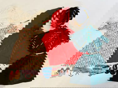 American Girl Doll Felicity Meet Dress, Riding Habit and Cardinal Cape