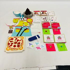 American Girl Doll Food, Apron and Charms