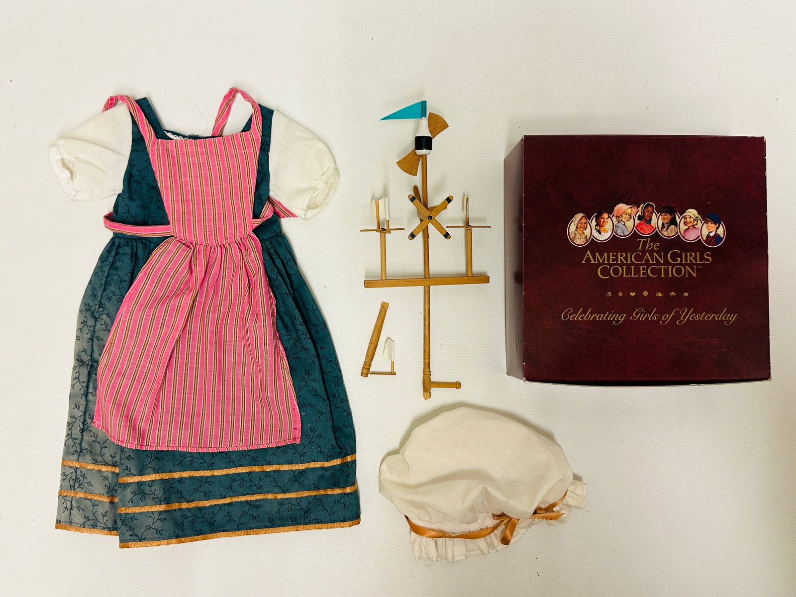 American Girl Doll Felicity Town Fair Gown with Windmill (1 of 7)