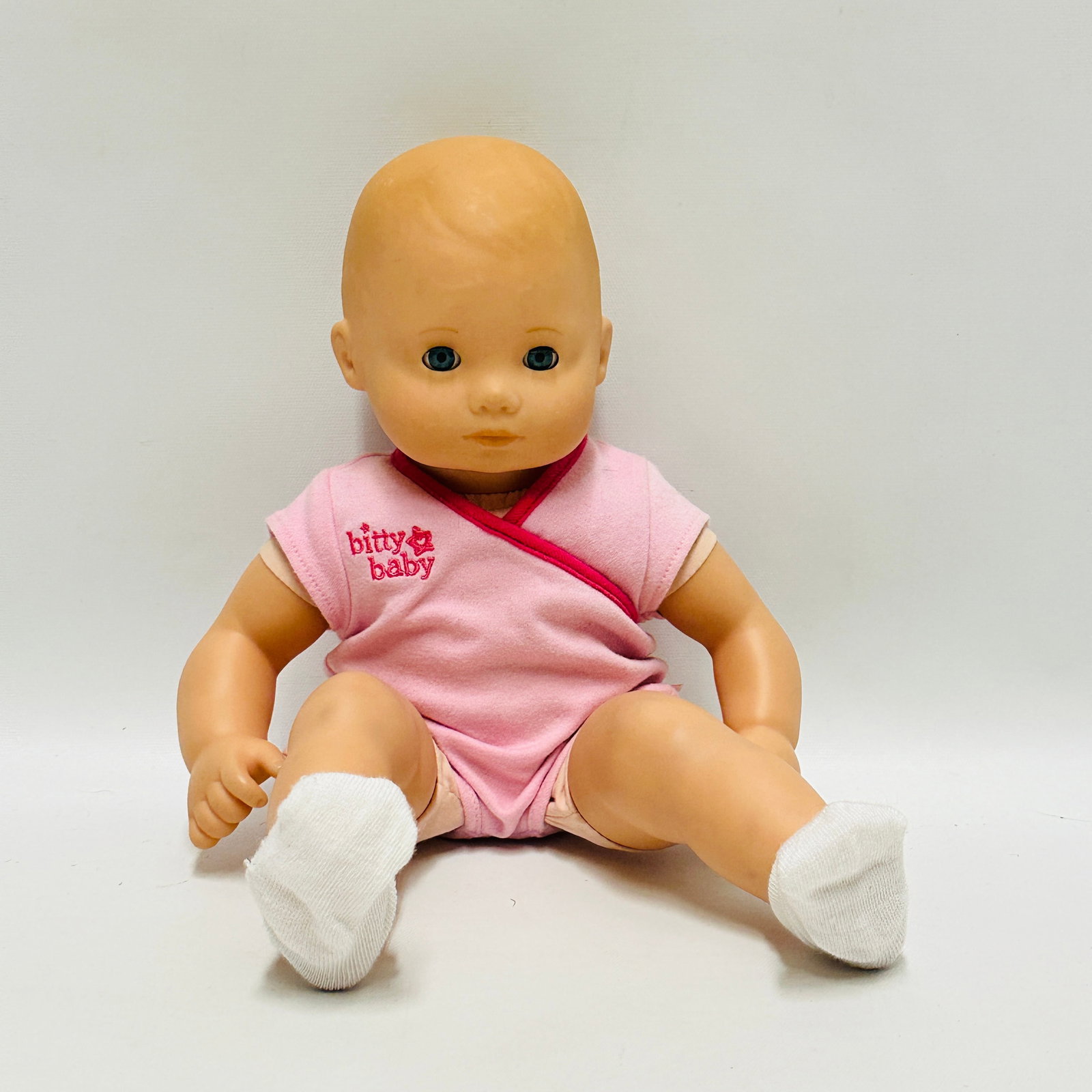 American Girl Bitty Baby Doll: American Girl Bitty Baby Doll ------------------ please review all pictures carefully because they are part of the description and show condition issues if any ------------------ please consider the s