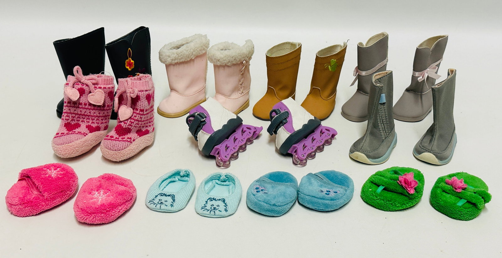 American Girl Doll Historical and Truly Me Shoes and Boots: American Girl Doll Historical and Truly Me Shoes and Boots ------------------ please review all pictures carefully because they are part of the description and show condition issues if any -----------